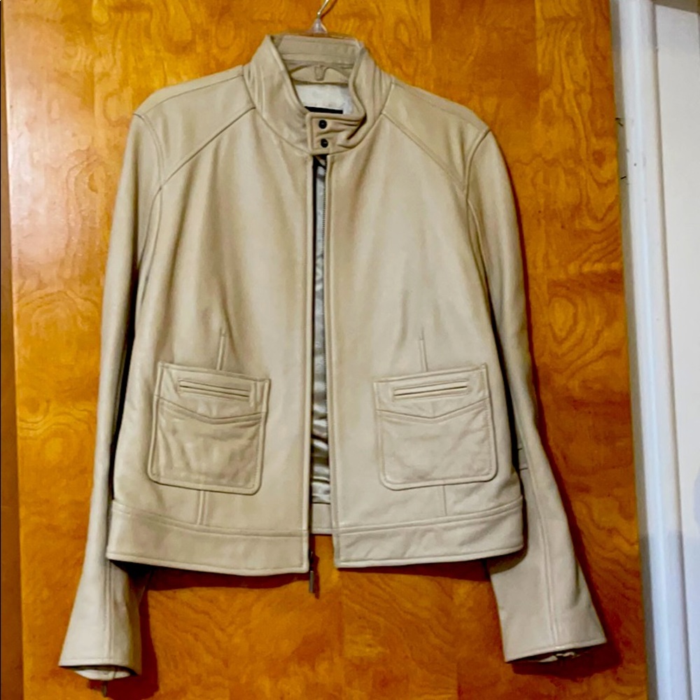 Dana Buchman genuine leather sz L jacket